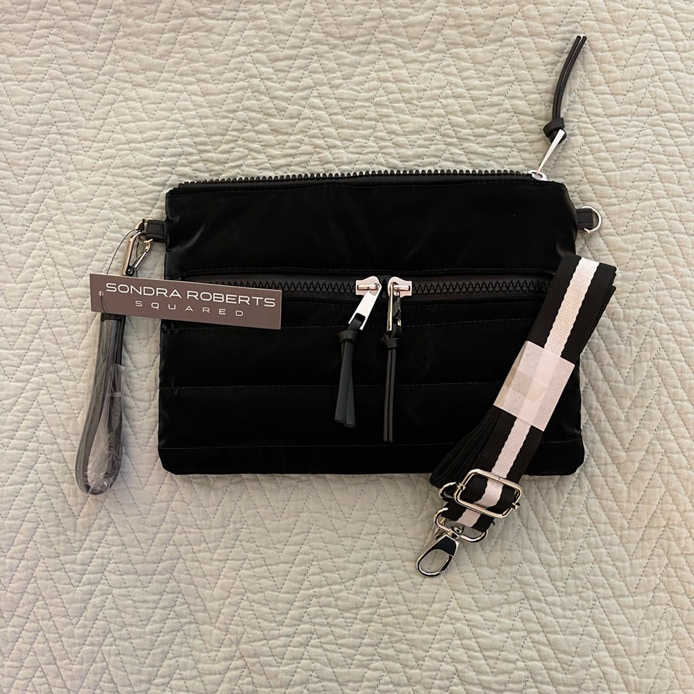 Sondra Roberts Nylon Convertible Crossbody with Adjustable Shoulder Strap